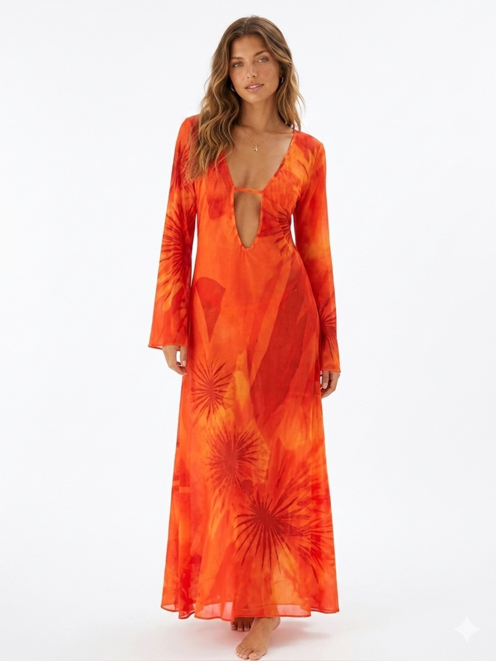 Caroline Constas Korina Maxi Cover-Up Dress
